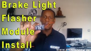 How to Install a Brake Light Strobe Flasher Module GS 100A [upl. by Erastatus]