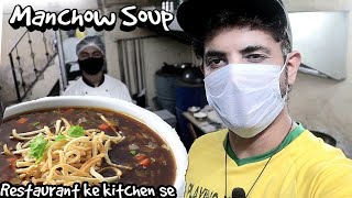 How to make MANCHOW soup  Manchow Soup recipe LIVE from Restaurant  My kind of Productions [upl. by Schoenberg195]