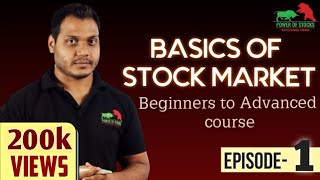 Stock Market Free Course For Beginners To Advanced Episode1 [upl. by Nomahs]