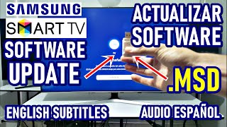 ACTUALIZAR SOFTWARE SMART TV SAMSUNG  SOFTWARE UPDATE SAMSUNG TVs ACTUALIZADO [upl. by Notlih]