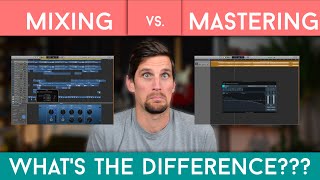 Mixing vs Mastering Visual  Audio Explanation [upl. by Adelaja]