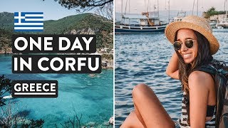 CORFU 🇬🇷 Paradise In 24 Hours  Best Beaches amp Old Town  Greece Travel Vlog [upl. by Aniroc782]