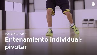 Entrenamiento individual pivotar  Baloncesto [upl. by Cammy968]