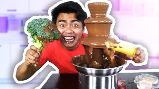 CHOCOLATE FONDUE CHALLENGE [upl. by Greggs]