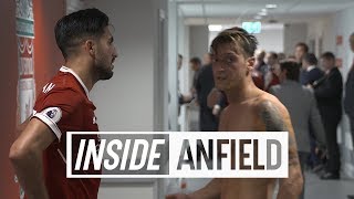 Inside Anfield Liverpool 40 Arsenal  Exclusive tunnel access from the Reds win [upl. by Ahsia]