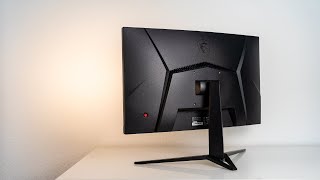 MSI G24C4 Review  Curved 144 Hz sub 200 [upl. by Leda]