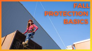 FALL PROTECTION BASICS  ABCD’s Demonstration PFAS Fall Restraint vs Fall Arrest and more [upl. by Dagney]