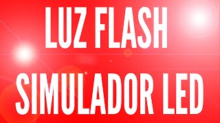 LUZ FLASH ROJA 🎇RED DISCO LIGHT  10 HORAS Ambiente Fiesta ✨ [upl. by Llewej]