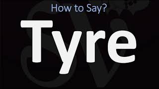 How to Pronounce Tyre BIBLE Lebanon [upl. by Welker]