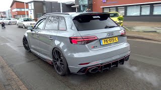 530HP Stage 2 Audi RS3 8V Sportback with Milltek Exhaust  LOUD Accelerations amp Revs [upl. by Esbensen]