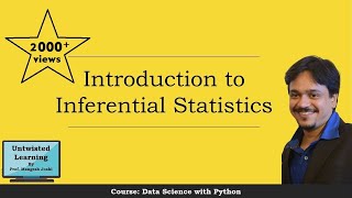 Introduction to Inferential Statistics [upl. by Ayanahs]