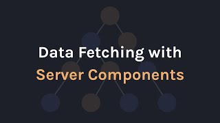 Data Fetching with React Server Components [upl. by Adnov]