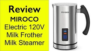 Review Miroco Milk Frother  How to make froth milk at home [upl. by Odracir]