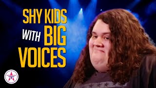 10 Shy Kids with BIG Voices on Talent Shows Worldwide [upl. by Sibylle]