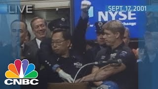 Reopening the NYSE after 911  Archives  CNBC [upl. by Blatman]