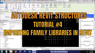 How to import families in Revit  Family Libraries [upl. by Ahsemal]