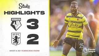 Dennis Sarr amp Cucho GOALS  Watford 32 Aston Villa  Extended Highlights [upl. by Yaresed90]