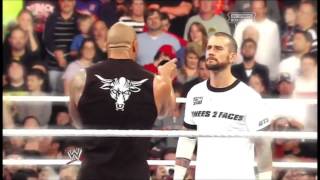 WWE CM Punk Vs The Rock  Royal Rumble  Clement Marfo [upl. by Correy]