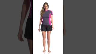 Speedo Womens Long Sleeve Rashguard  SwimOutletcom [upl. by Graehme]