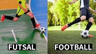 Differences Between Futsal and Football [upl. by Letnahc]