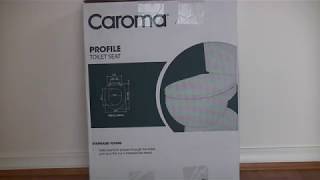 Caroma Profile Toilet Seat Unboxing And Installation [upl. by Anaugal229]