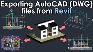 Exporting AutoCAD DWG Files from Revit Tutorial [upl. by Annej]