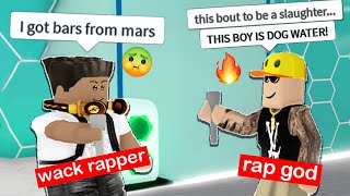 ROBLOX RAP BATTLES but im a RAP GOD [upl. by Sylram]