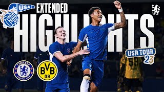 Chelsea 11 Borussia Dortmund  Extended Highlights  Chelsea FC USA Tour 2023 [upl. by Pratte]