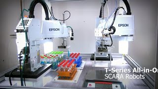 Epson TSeries SCARA Robots  Pick amp Place Demo [upl. by Ansley729]