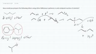 Ether Synthesis [upl. by Hayes]