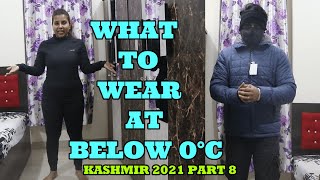 WHAT TO WEAR AT BELOW 0°C  WHAT TO WEAR IN SNOWY WEATHER  DECATHLON JACKET REVIEW  KASHMIR 2021 [upl. by Aran]