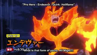 Endeavor saves All Might  Boku No Hero Academia [upl. by Harewood661]