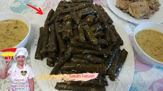 Cómo hacer hojas de parra rellenas YABRAK  DOLMA [upl. by Amehsat]