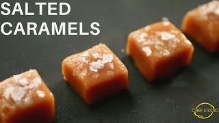 Homemade Salted Caramels  Chef Studio Basics [upl. by Ahsikan782]