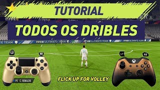 FIFA 18  ALL SKILLS FIFA 18 TUTORIAL  TUTORIAL TODOS DRIBLES  PS4 amp XBOX [upl. by Birck]