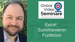 Excel SummewennFunktion leicht erklärt [upl. by Eba]