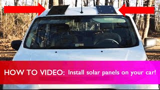 How to Install Solar Panels On Your Car [upl. by Adalheid67]