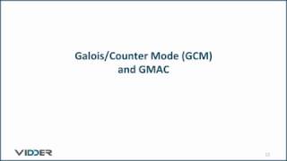 GaloisCounter Mode GCM and GMAC [upl. by Nerra60]