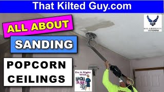 Popcorn Ceiling Removal by Sanding DOESNT ALWAYS WORK [upl. by Ramyar127]