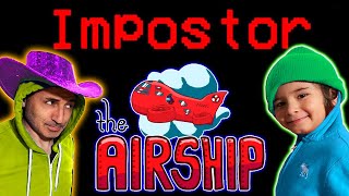 Somos IMPOSTORES en el NUEVO mapa de AMONG US The Airship [upl. by Adnilym]