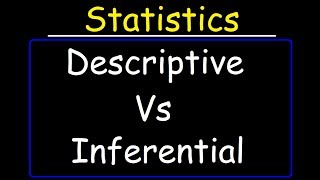 Descriptive Statistics vs Inferential Statistics [upl. by Mcgregor]