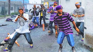 Ballas vs Vagos  GTA 5 NPC Wars 34 [upl. by Cherida596]