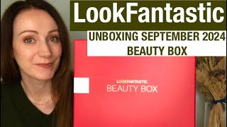 UNBOXING LOOKFANTASTIC SEPTEMBER Beauty Box 2024 [upl. by Cirri]