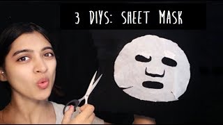 How to DIY Sheet Mask  Glowing Skin Lightening Tan or Dark Spots amp Acne  SuperWowStyle [upl. by Myk643]