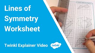 Exploring Our Lines of Symmetry Worksheet [upl. by Larry]