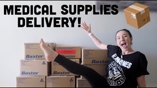 ♡ Medical Supplies Delivery Unboxing amp Restock CC  Amy Lee Fisher ♡ [upl. by Xilef]