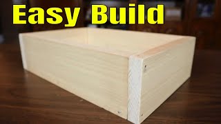 How To Make A Wooden Box For Beginners  The Simple Way [upl. by Aidul]