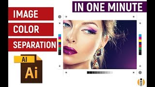 image color separation in illustrator [upl. by Ordway]