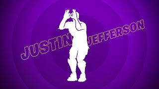 Justin Jefferson Dances Into the Fortnite Icon Series With The Get Griddy Emote [upl. by Celina]