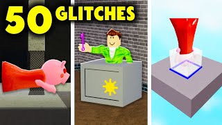 50 PIGGY GLITCHES in PIGGY in Roblox [upl. by Kenny]